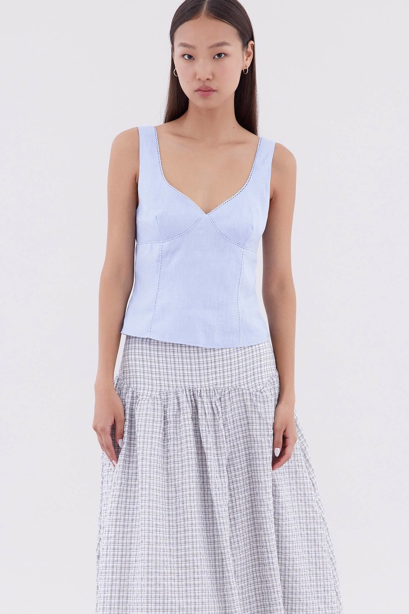 Yoala Bustier Fitted Top