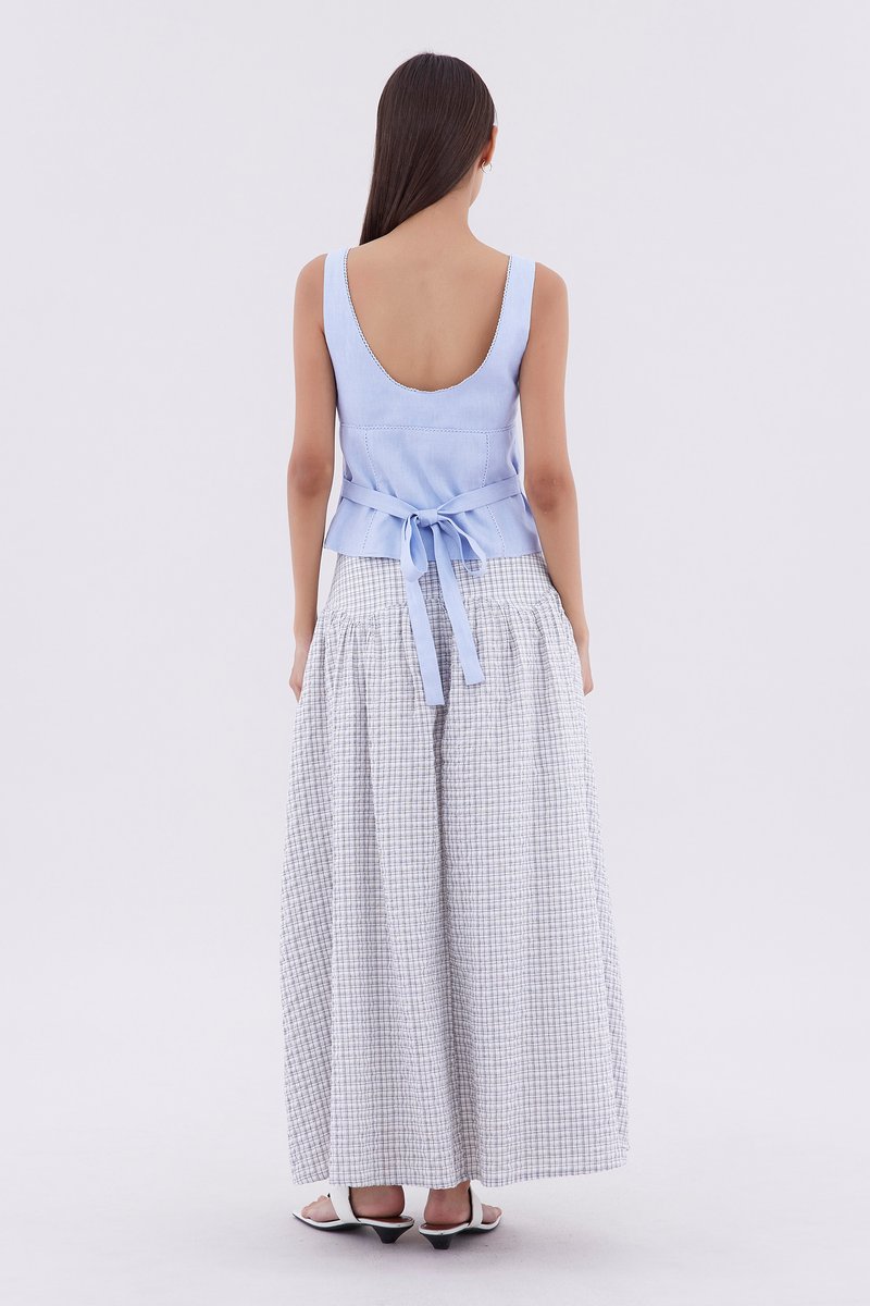 Yoala Bustier Fitted Top