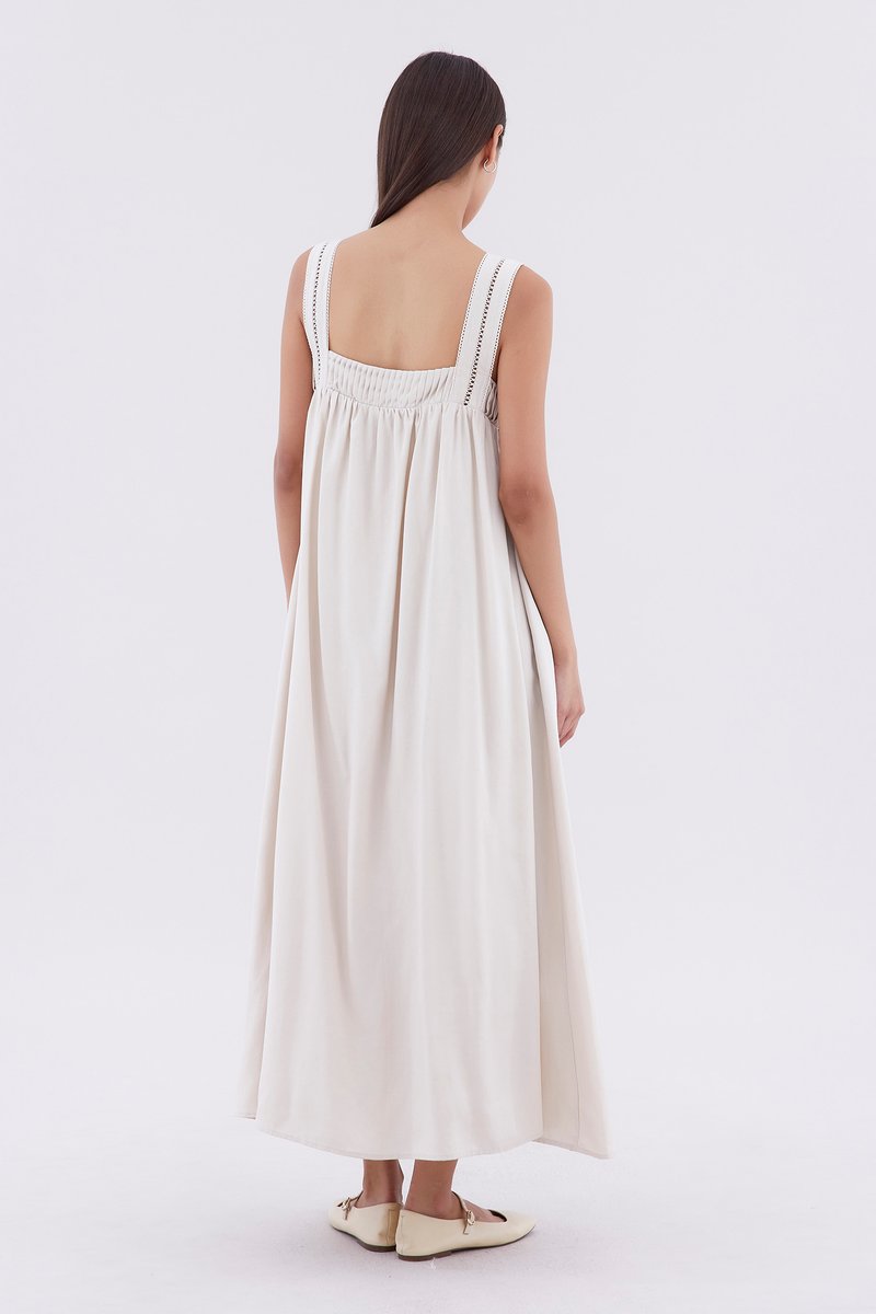 Debrea Pin Tuck Maxi Dress