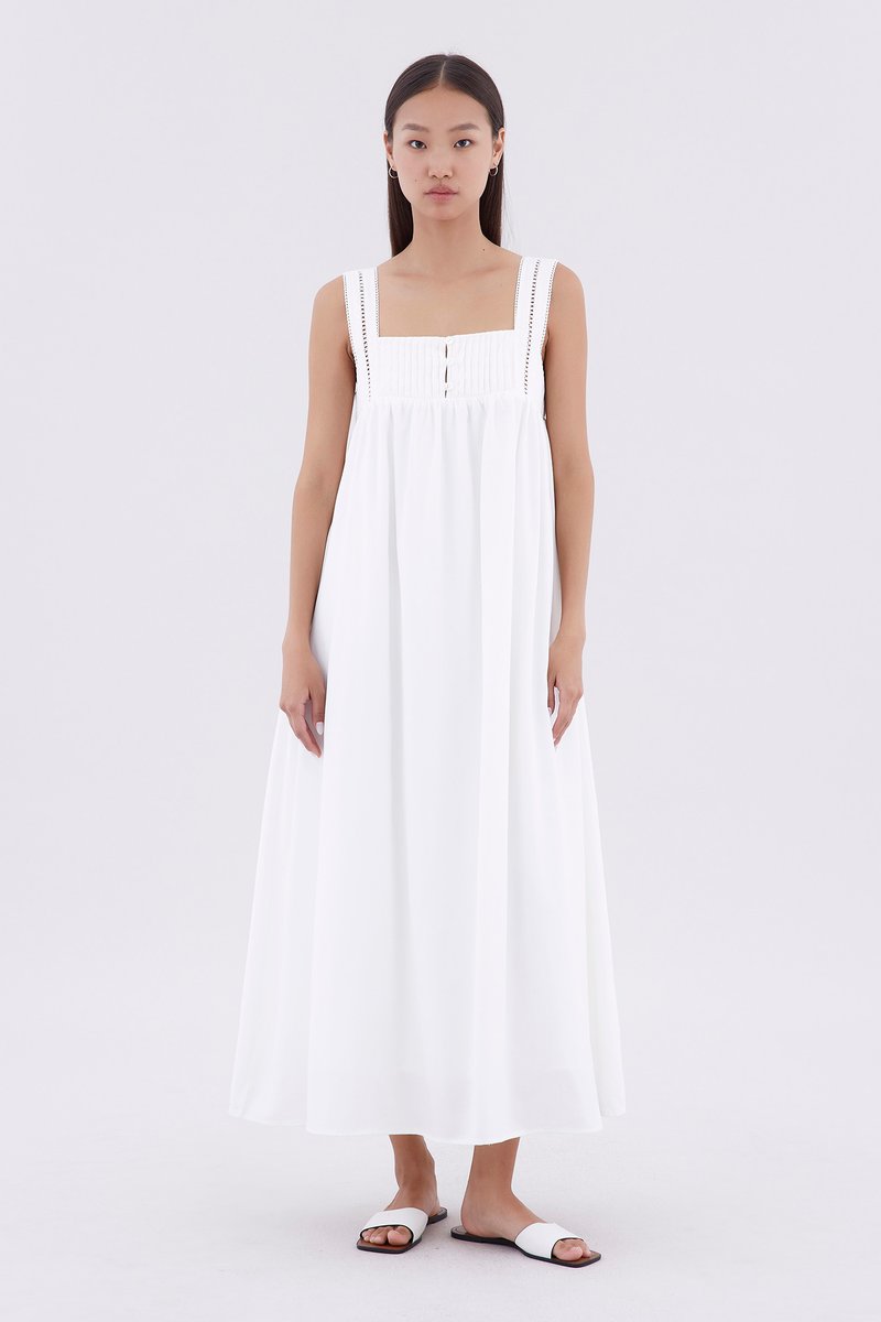 Debrea Pin Tuck Maxi Dress