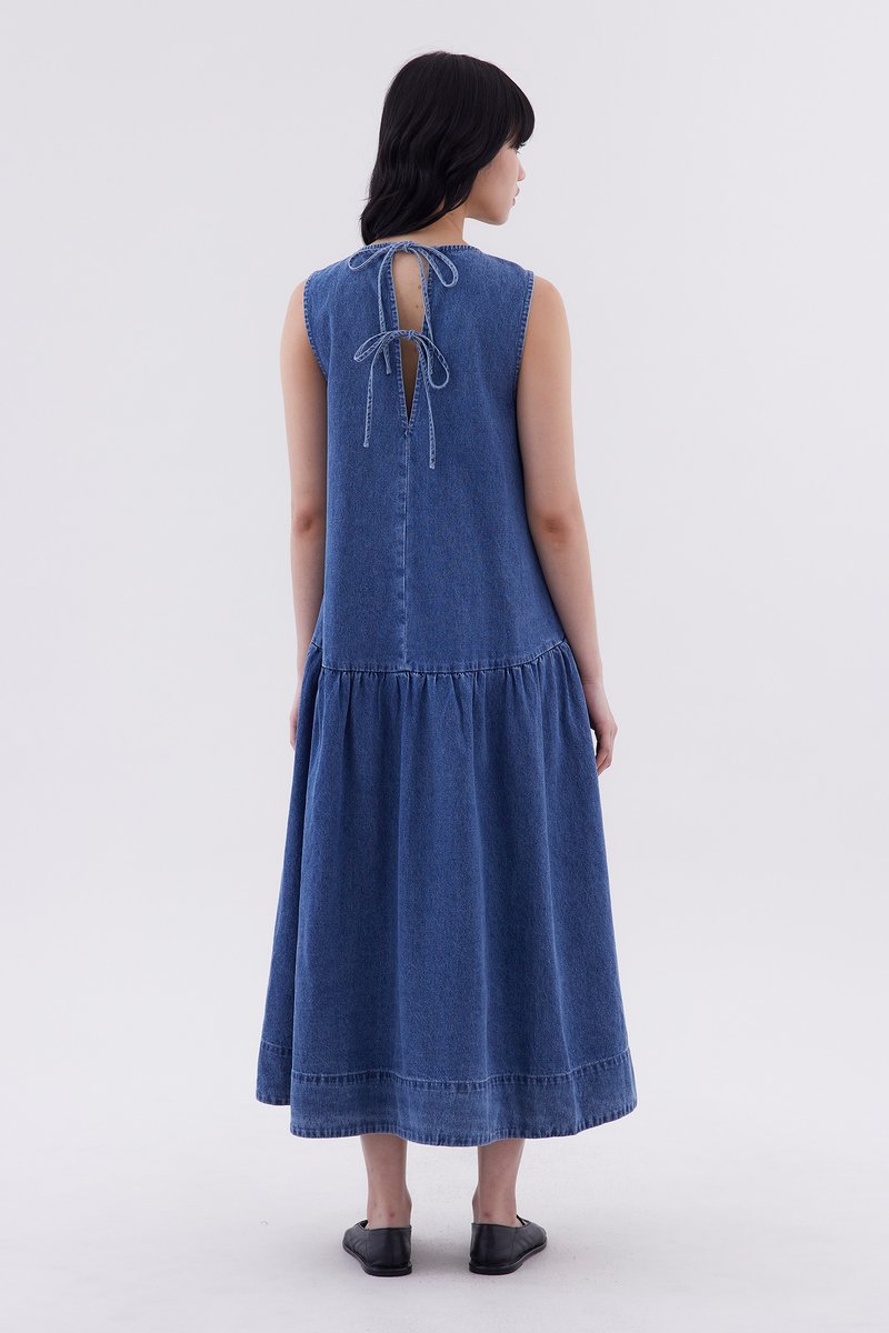 Shelise Drop-Waist Dress