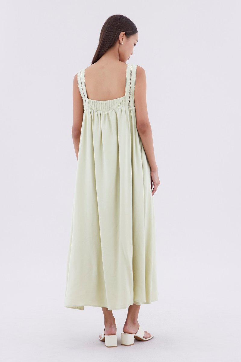 Debrea Pin Tuck Maxi Dress