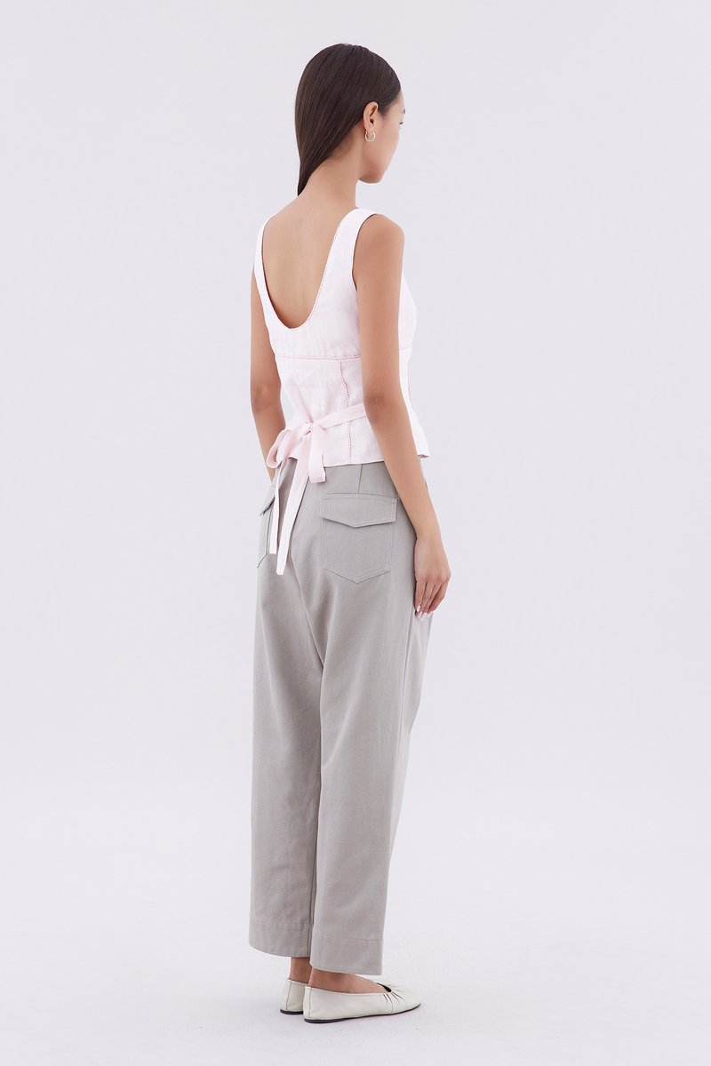 Yoala Bustier Fitted Top
