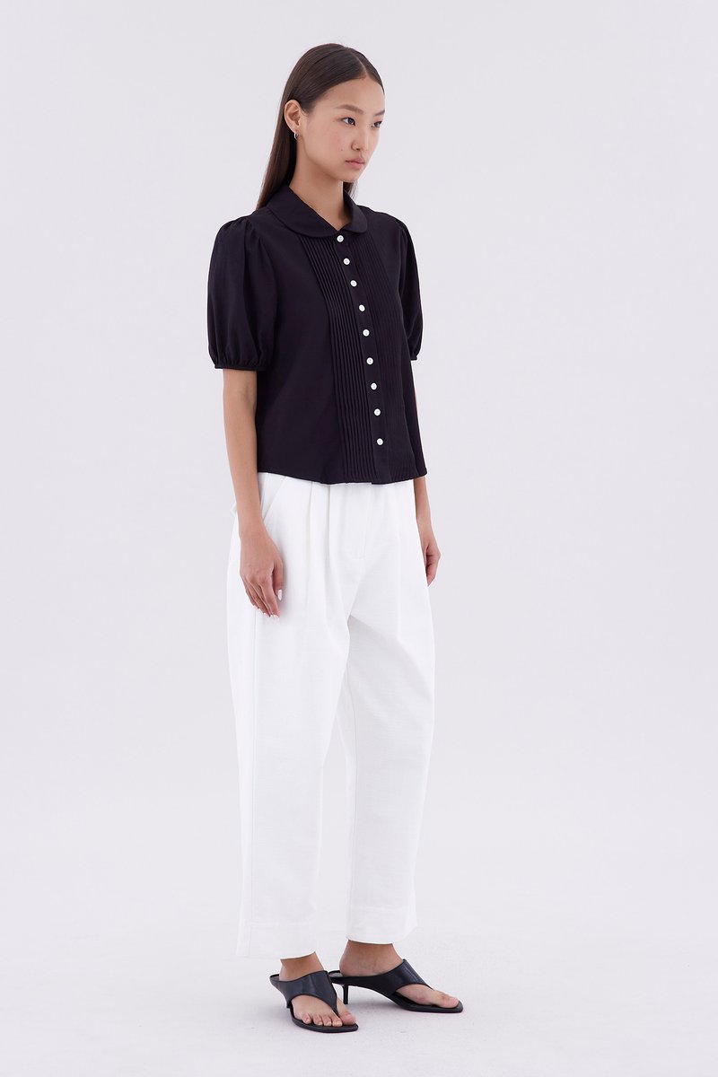 Felisia Round-Collar Shirt
