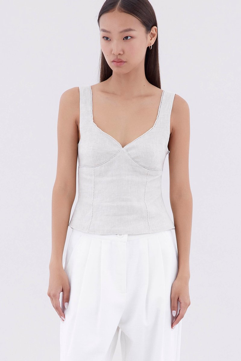Yoala Bustier Fitted Top