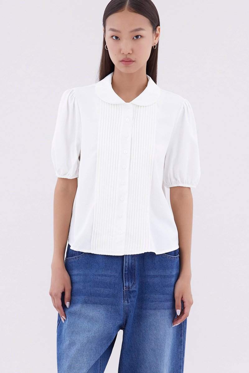 Felisia Round-Collar Shirt