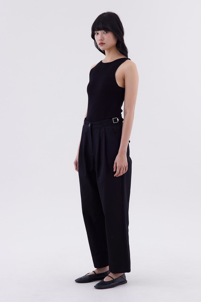 Harpel High-Rise Pleated Pants
