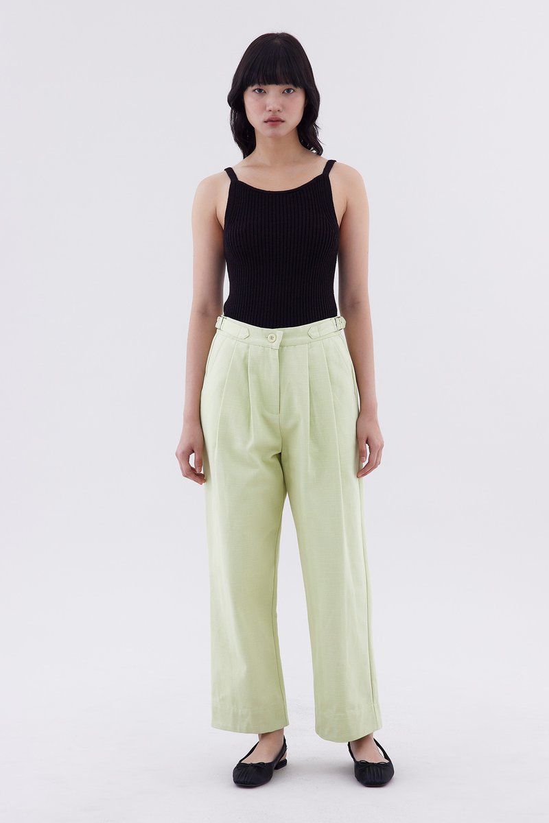 Harpel High-Rise Pleated Pants