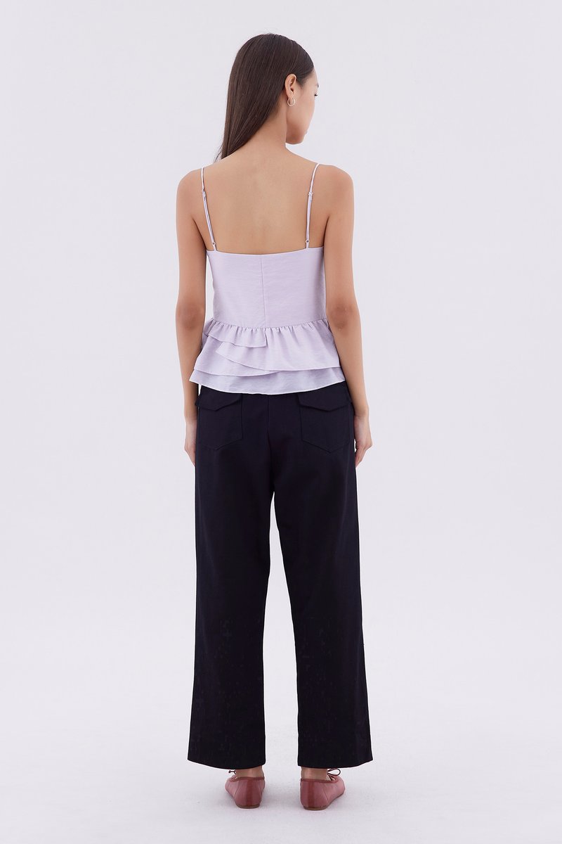 Paulyn Ruffle-Trim Top