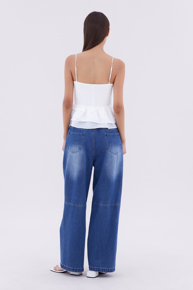 Paulyn Ruffle-Trim Top