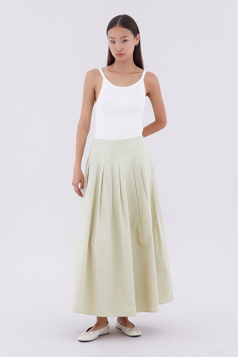 Sonia Pleated Full Skirt