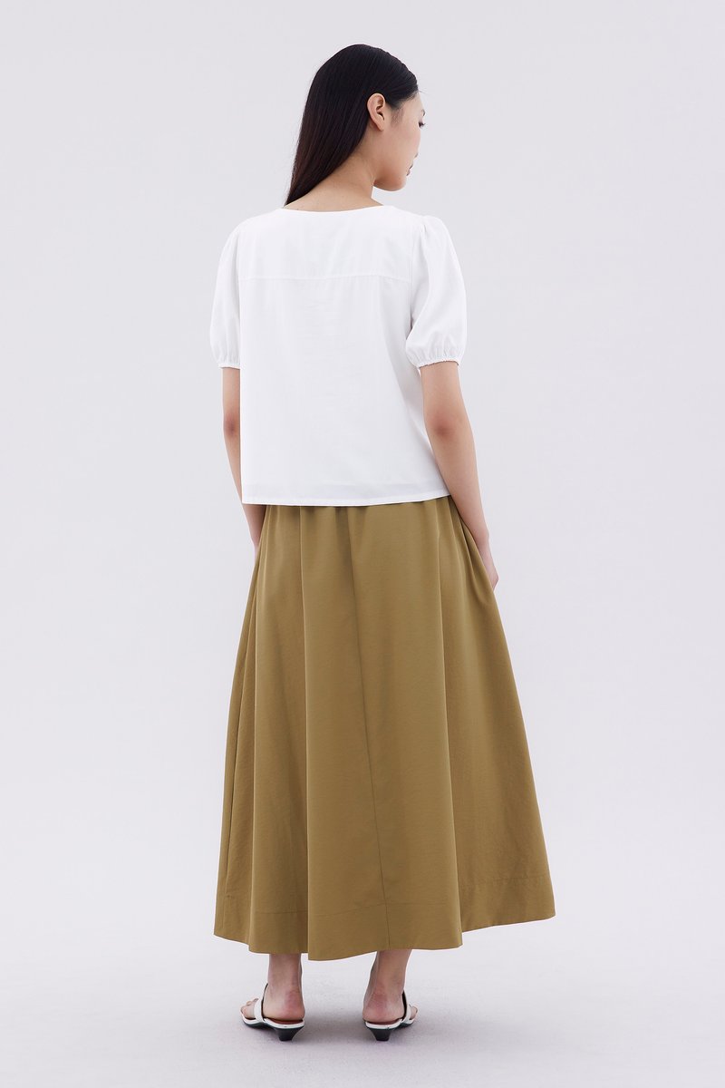 Kristel Square-Neck Top