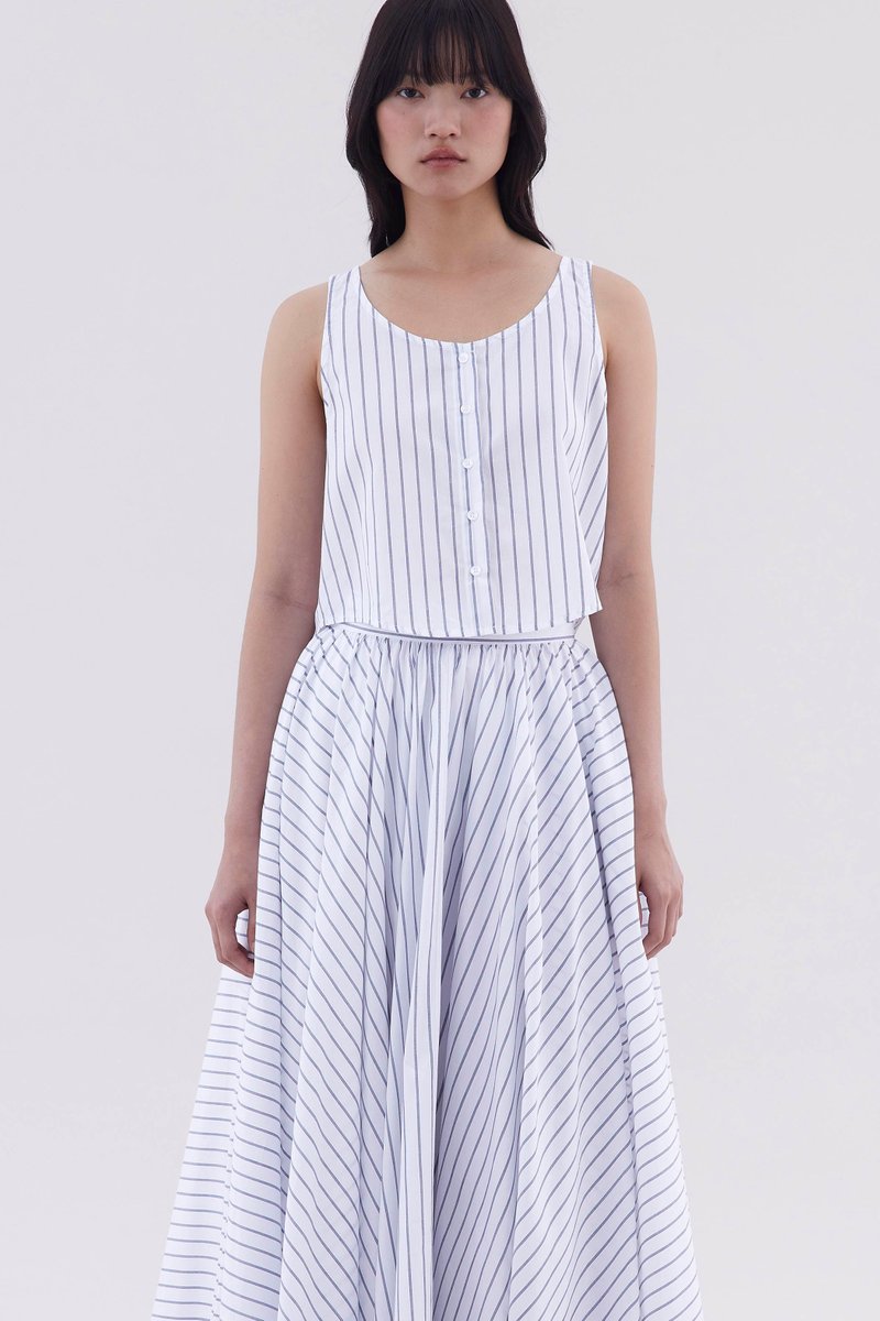Seleve Button-Down Relaxed Top
