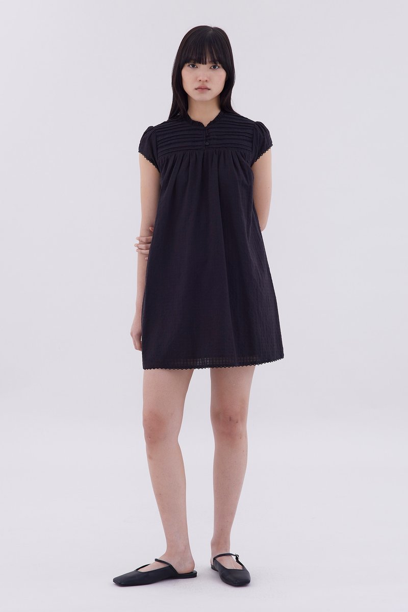 Jamela Half-Button Dress