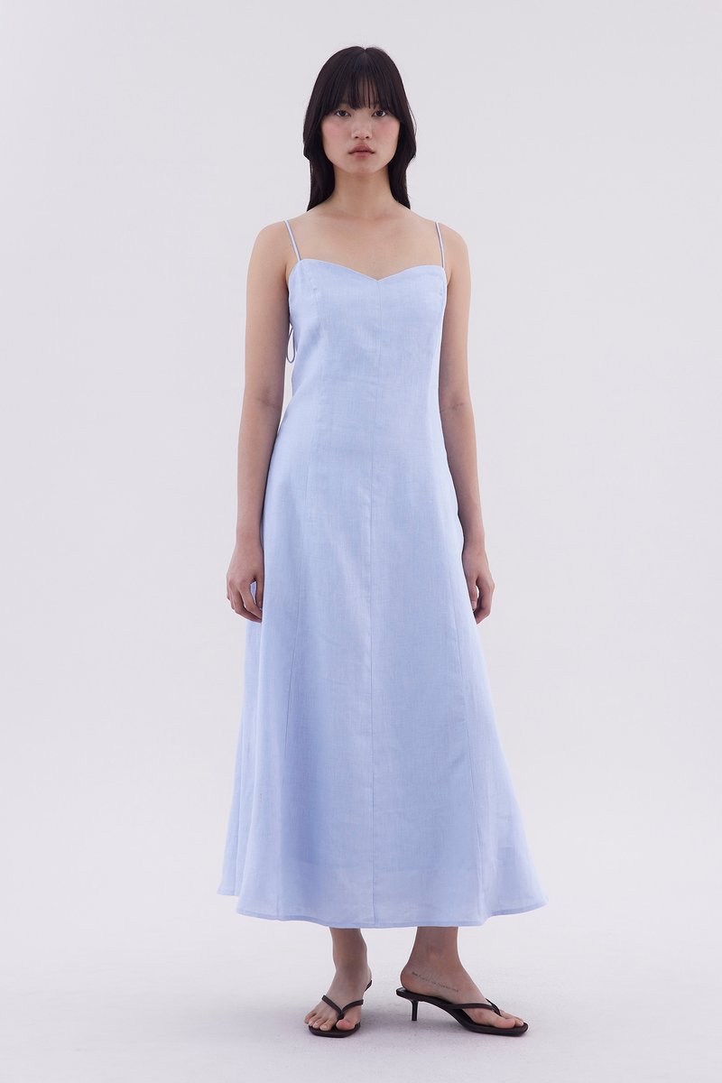 Triska Back-Tie Slip Dress
