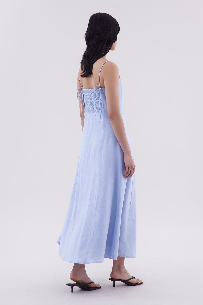 Triska Back-Tie Slip Dress