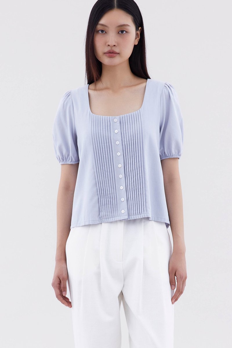 Kristel Square-Neck Top