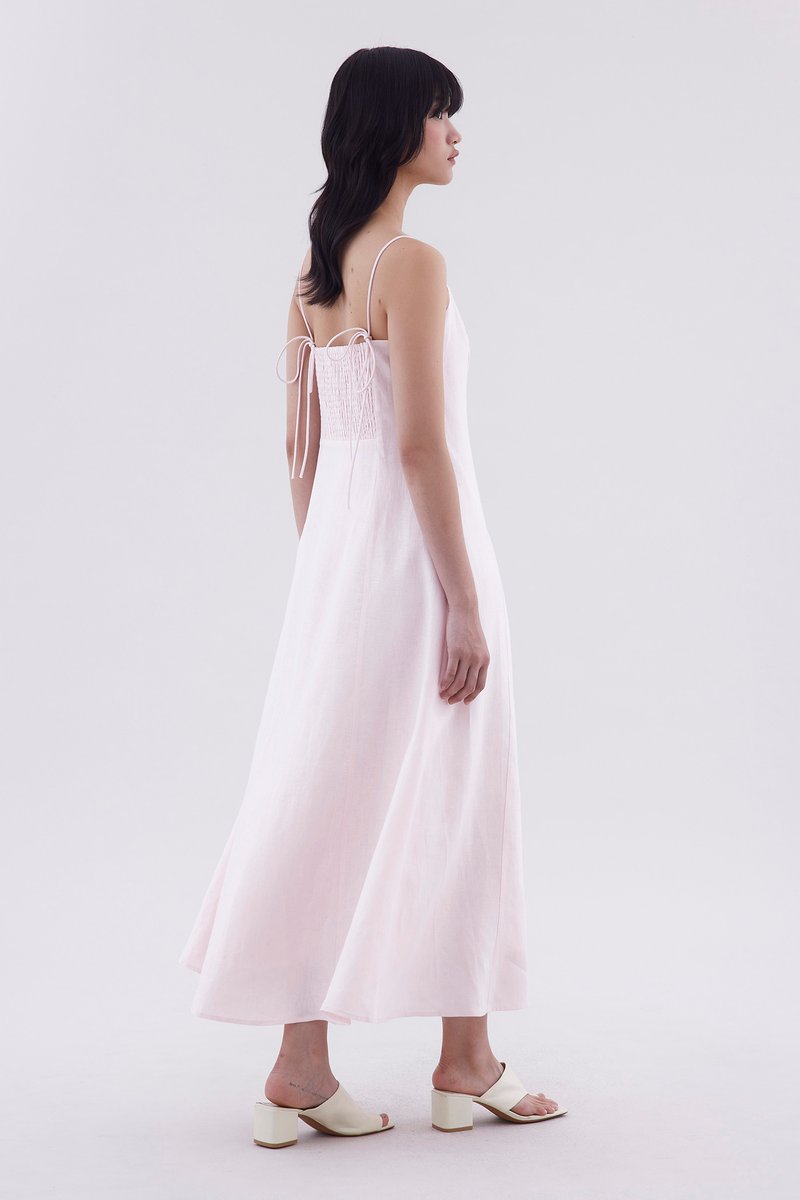 Triska Back-Tie Slip Dress