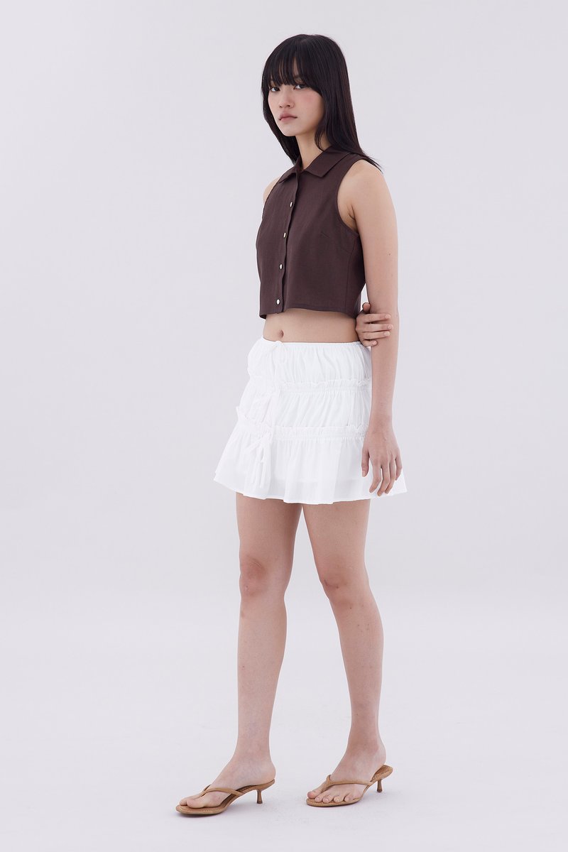 Kaize Collared Crop Top