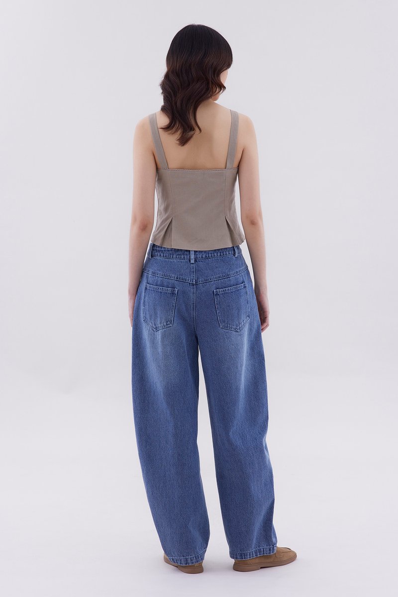 Dariana Crochet-Trim Fitted Top