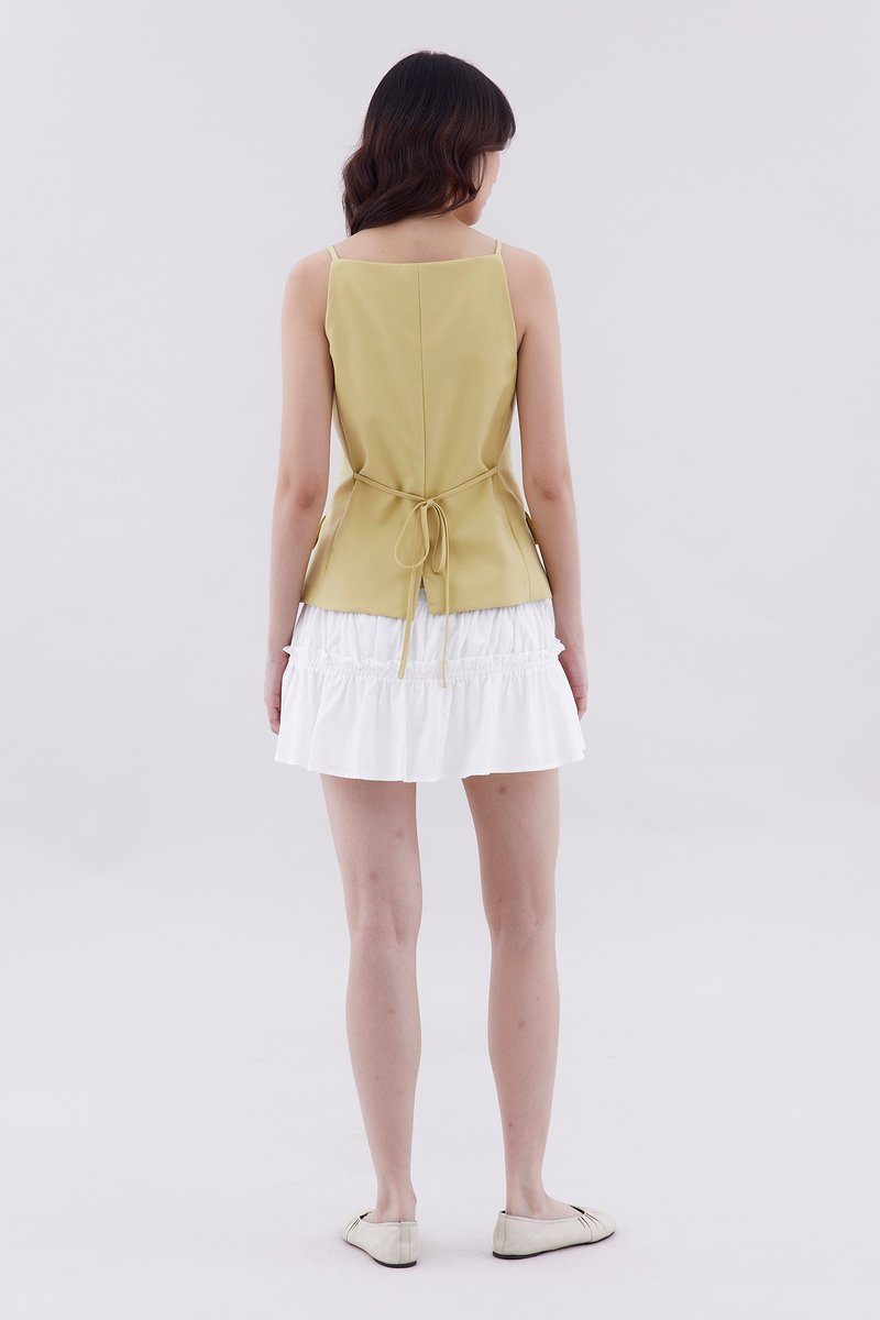 Tamie Straight Neck Waistcoat