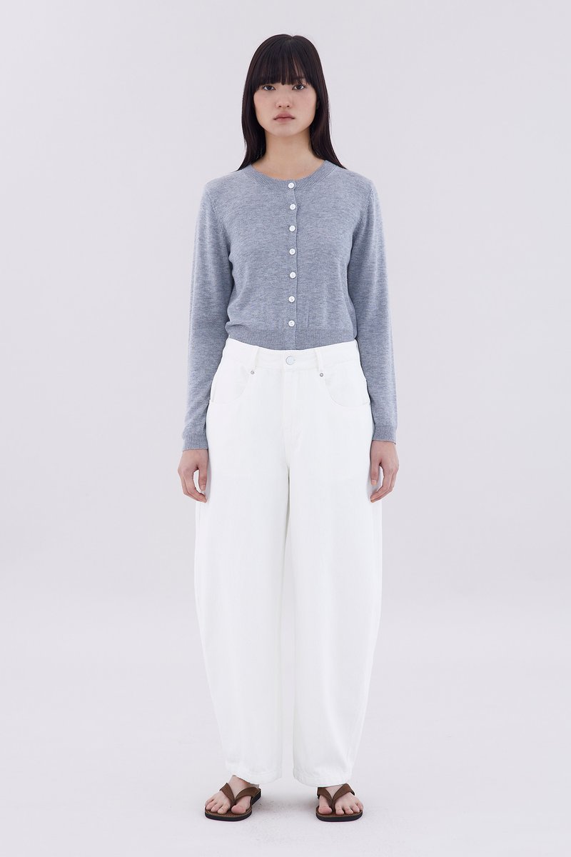 Keara Mid-Rise Barrel Leg Jeans