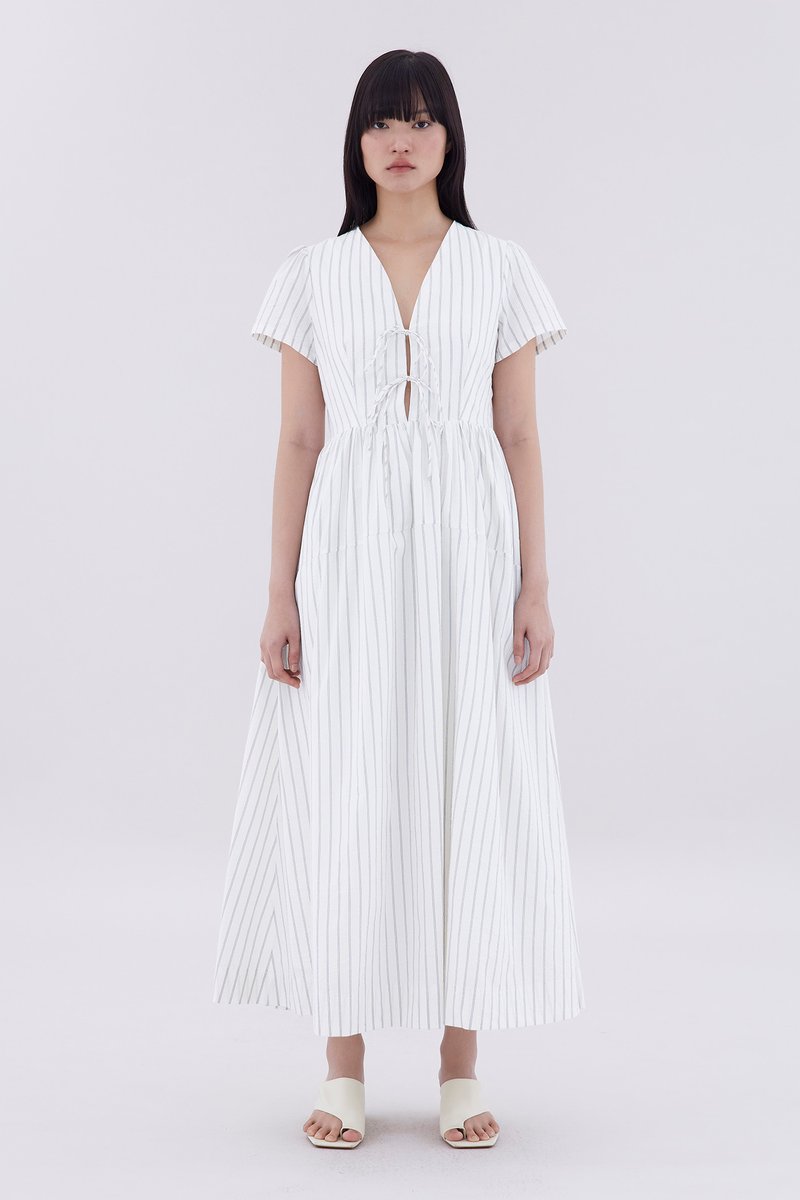 Ravora Tie-Front Dress