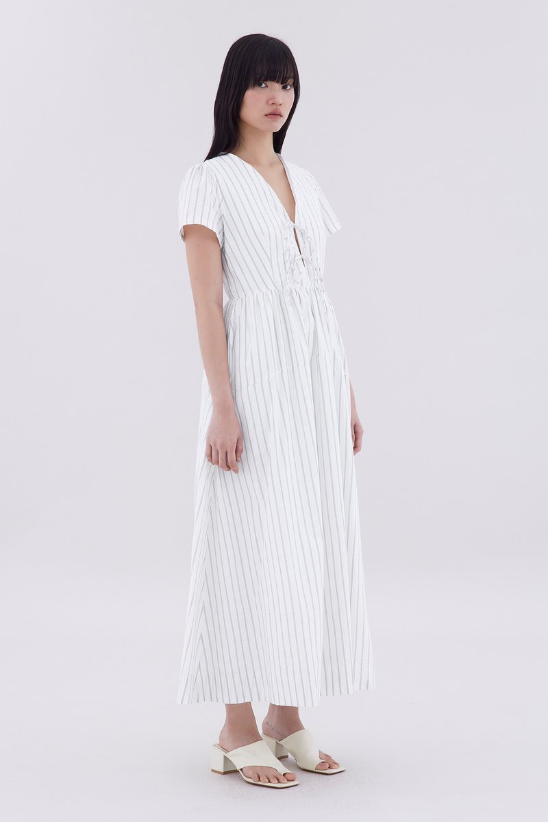 Ravora Tie-Front Dress