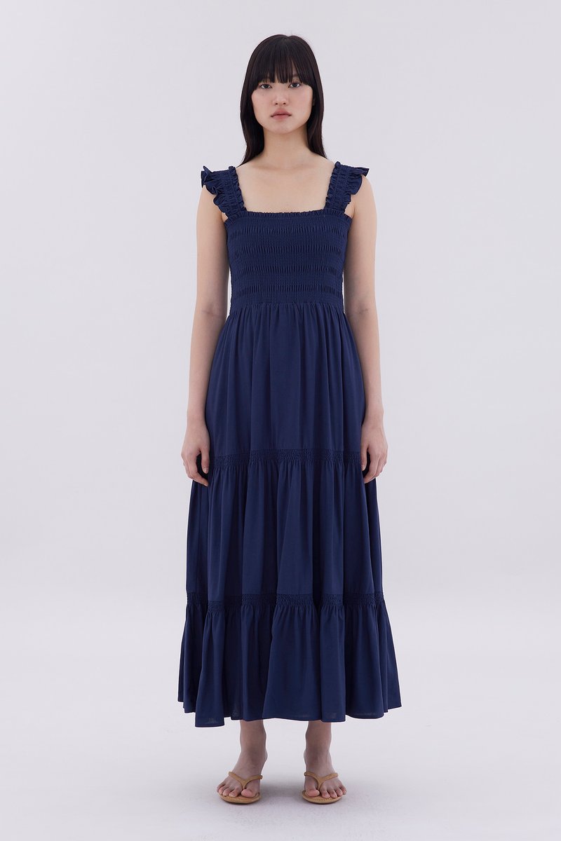 Finela Smock Tiered Dress
