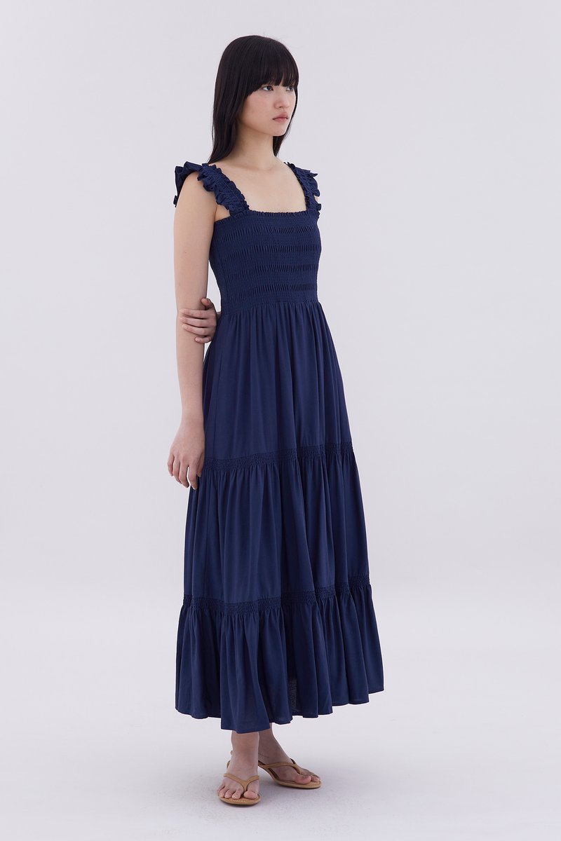 Finela Smock Tiered Dress