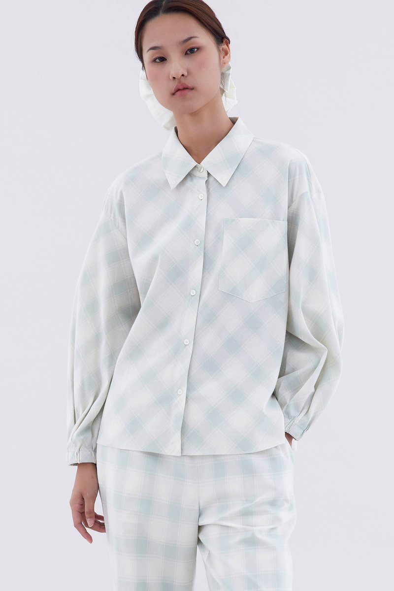 Gathered Sleeve Blouse