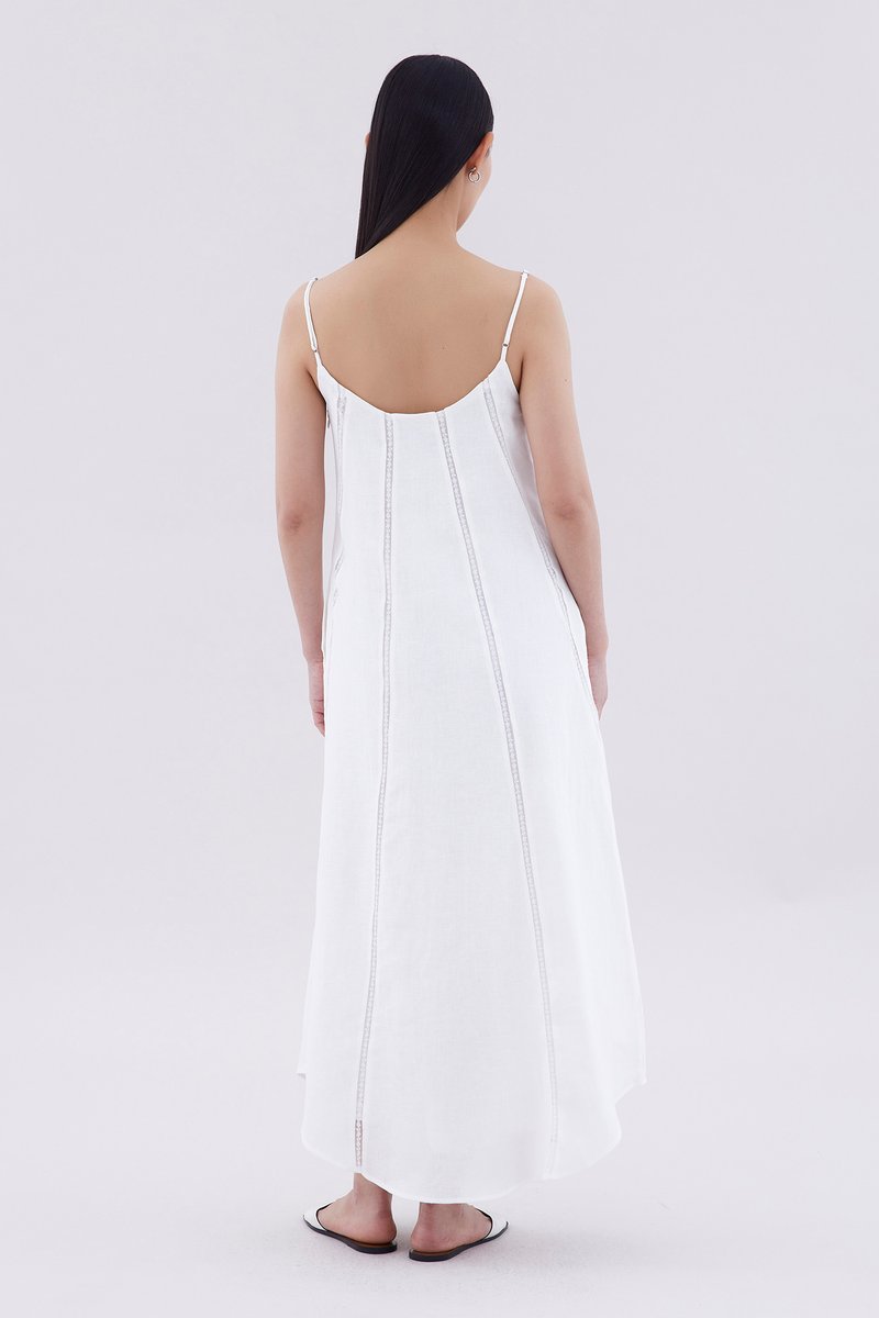 Delena Lace-Trim Panelled Dress