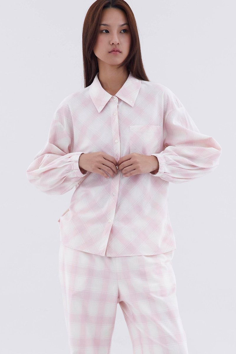 Gathered Sleeve Blouse