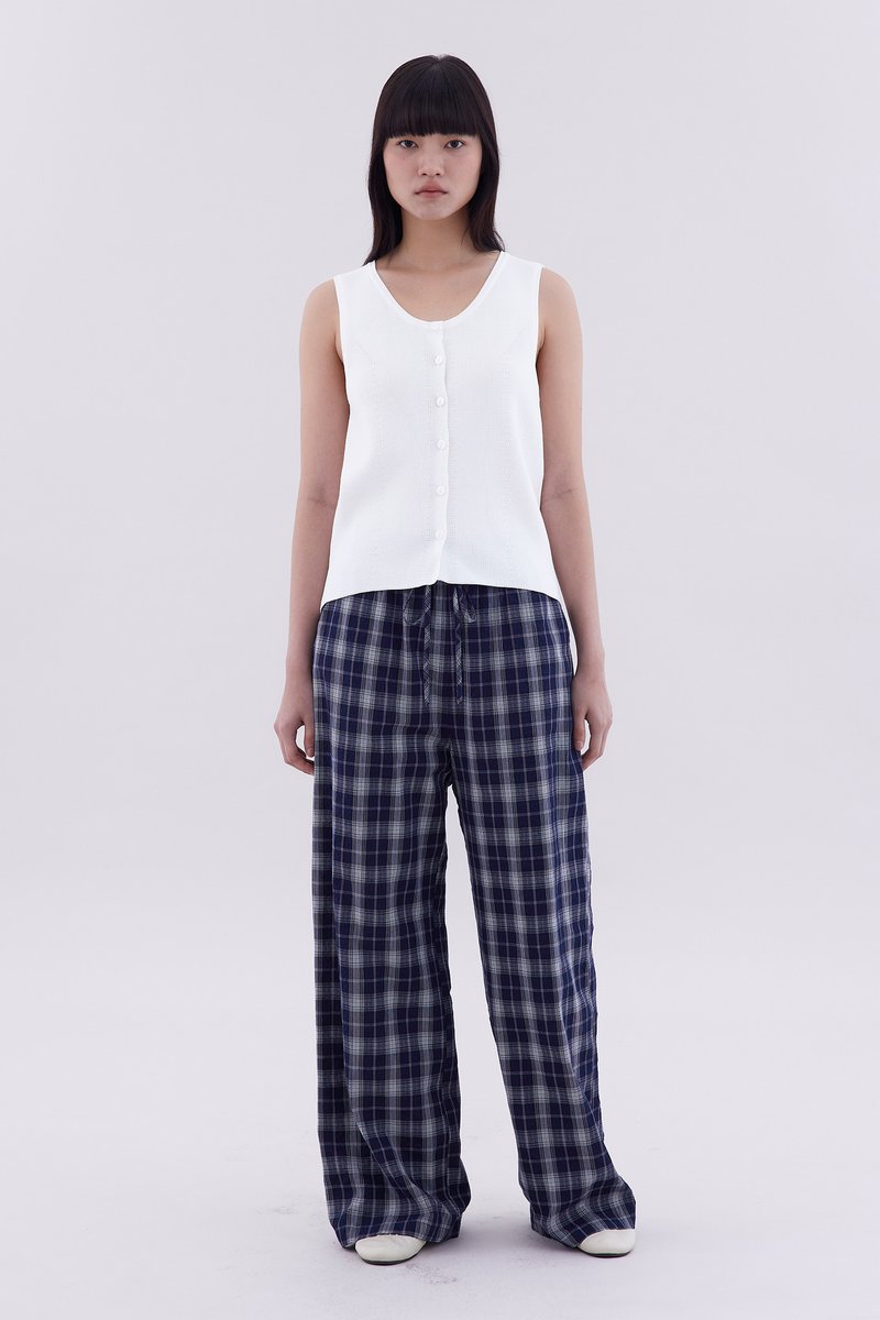 Emberly Front-Button Knit Tank