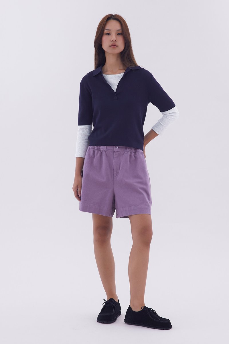 Washed Cotton Shorts