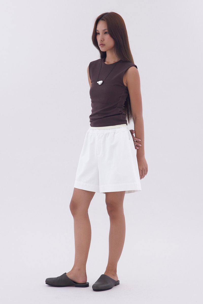 Washed Cotton Shorts
