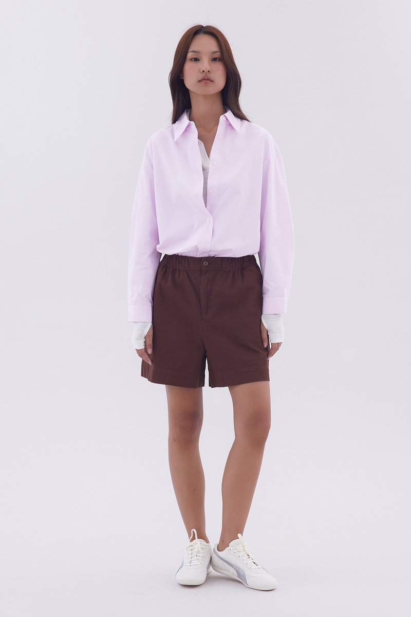 Washed Cotton Shorts