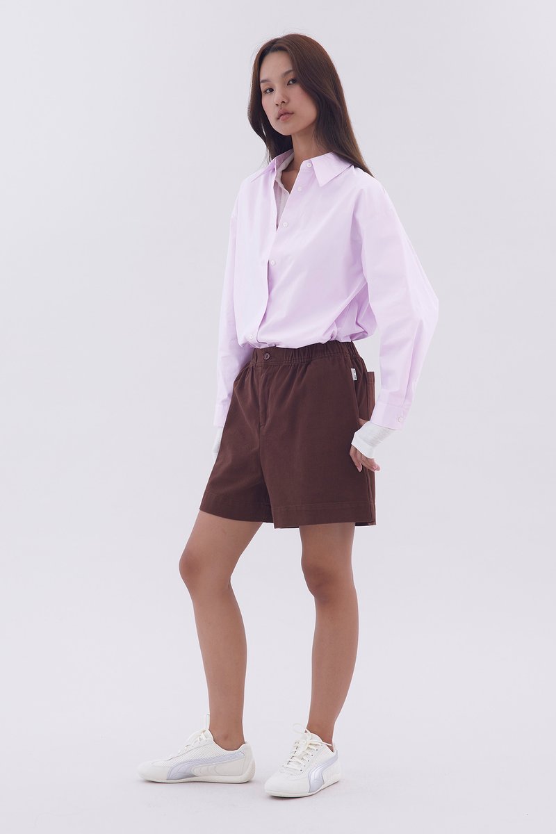 Washed Cotton Shorts