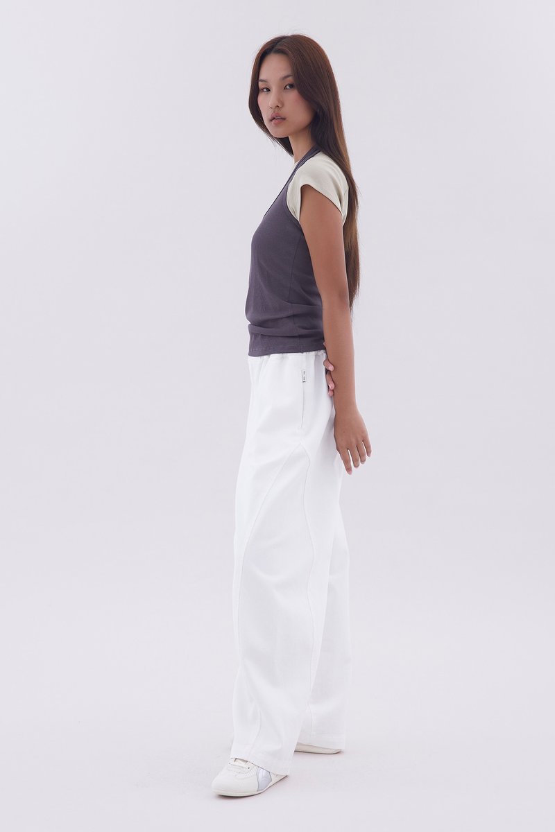 Washed Cotton Pants