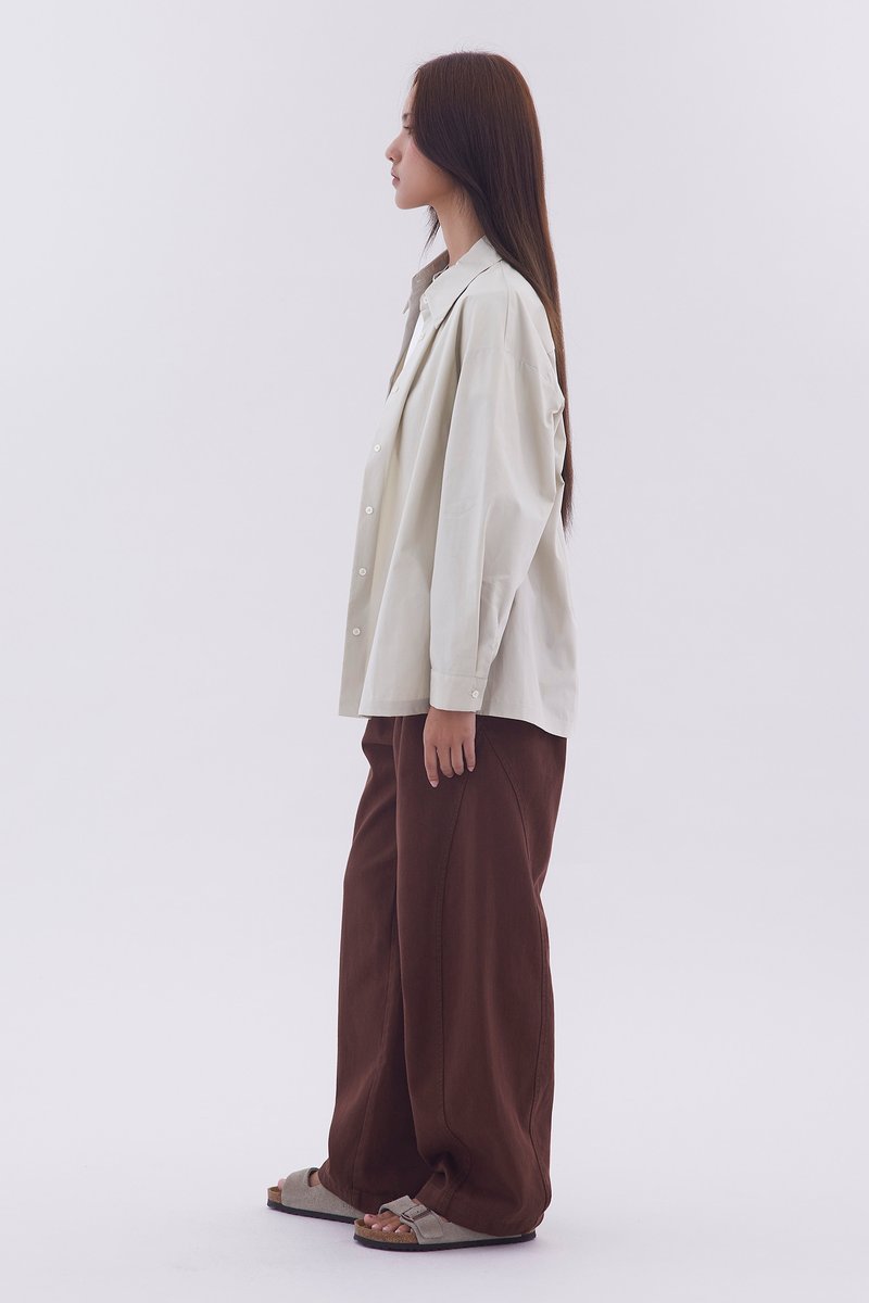 Washed Cotton Pants