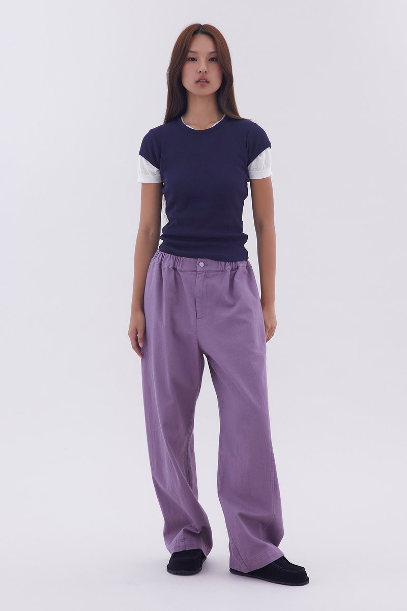 Washed Cotton Pants