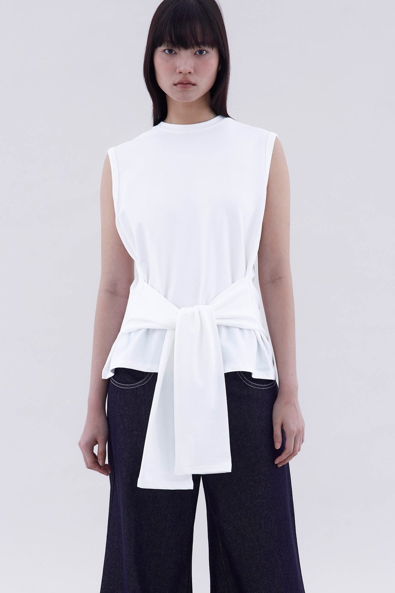 Savine Tie-Waist Relaxed Tee