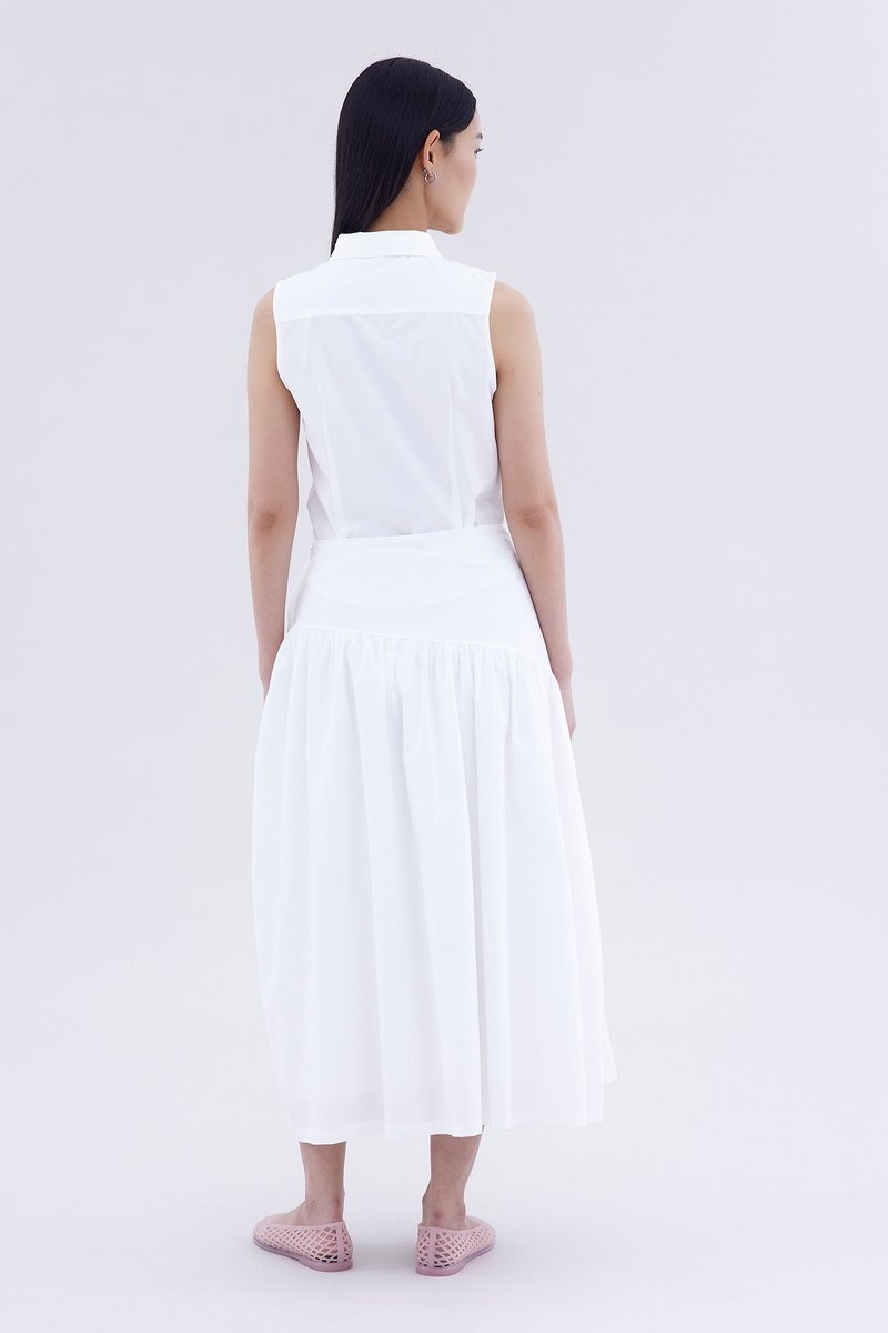 Camele Tie-Waist Skirt
