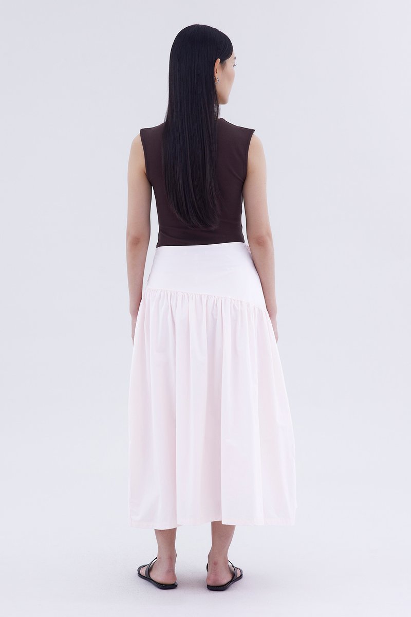 Camele Tie-Waist Skirt