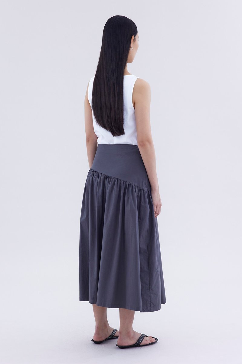 Camele Tie-Waist Skirt
