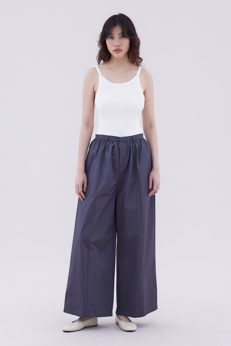 Jenyth High-Rise Gathered Wide Leg Pants