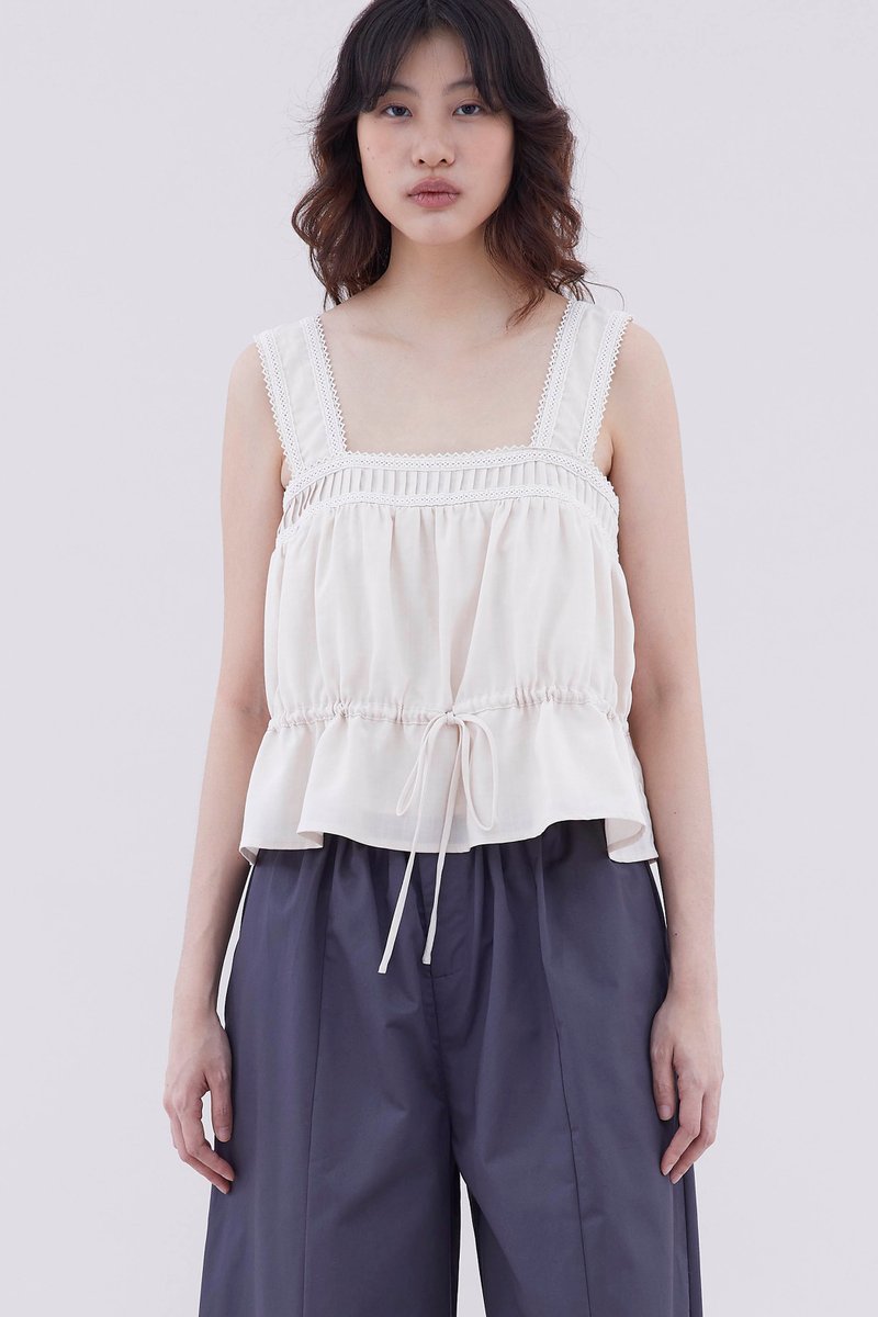Celo Square-Neck Relaxed Top