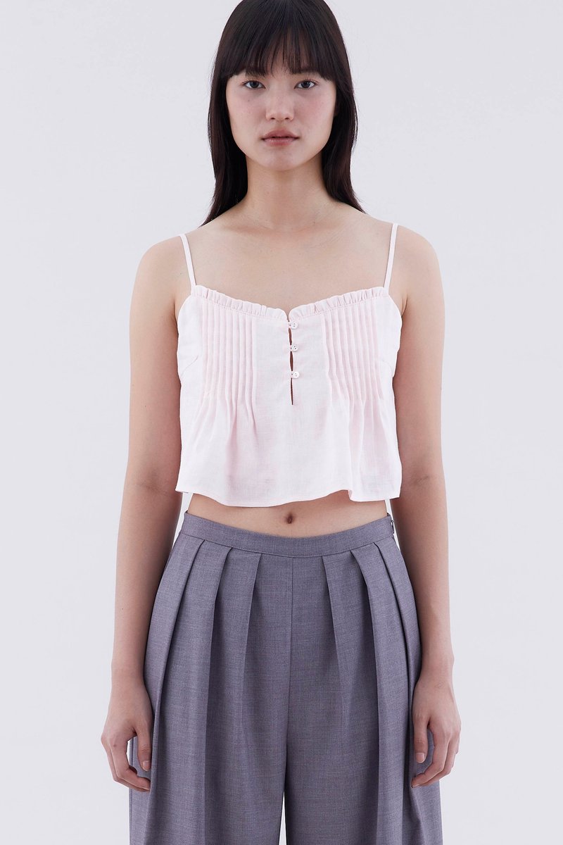 Kerley Pin-Tuck Cami Top