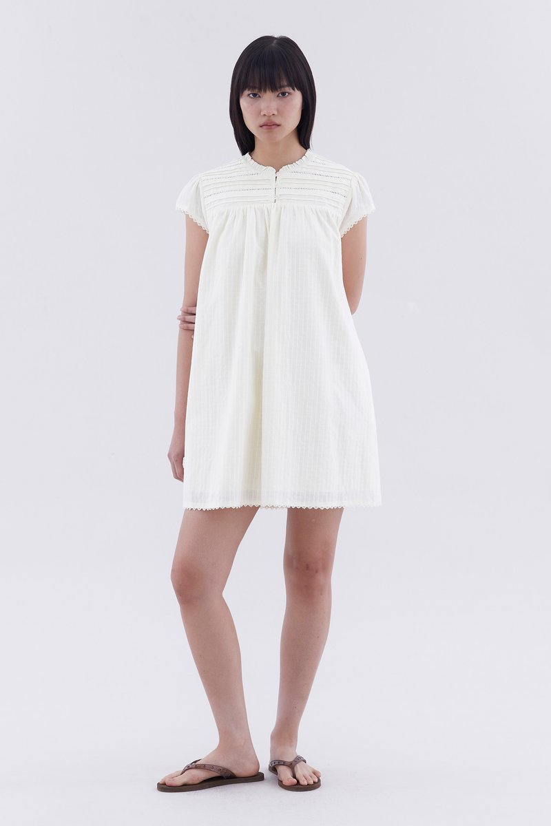 Jamela Half-Button Dress
