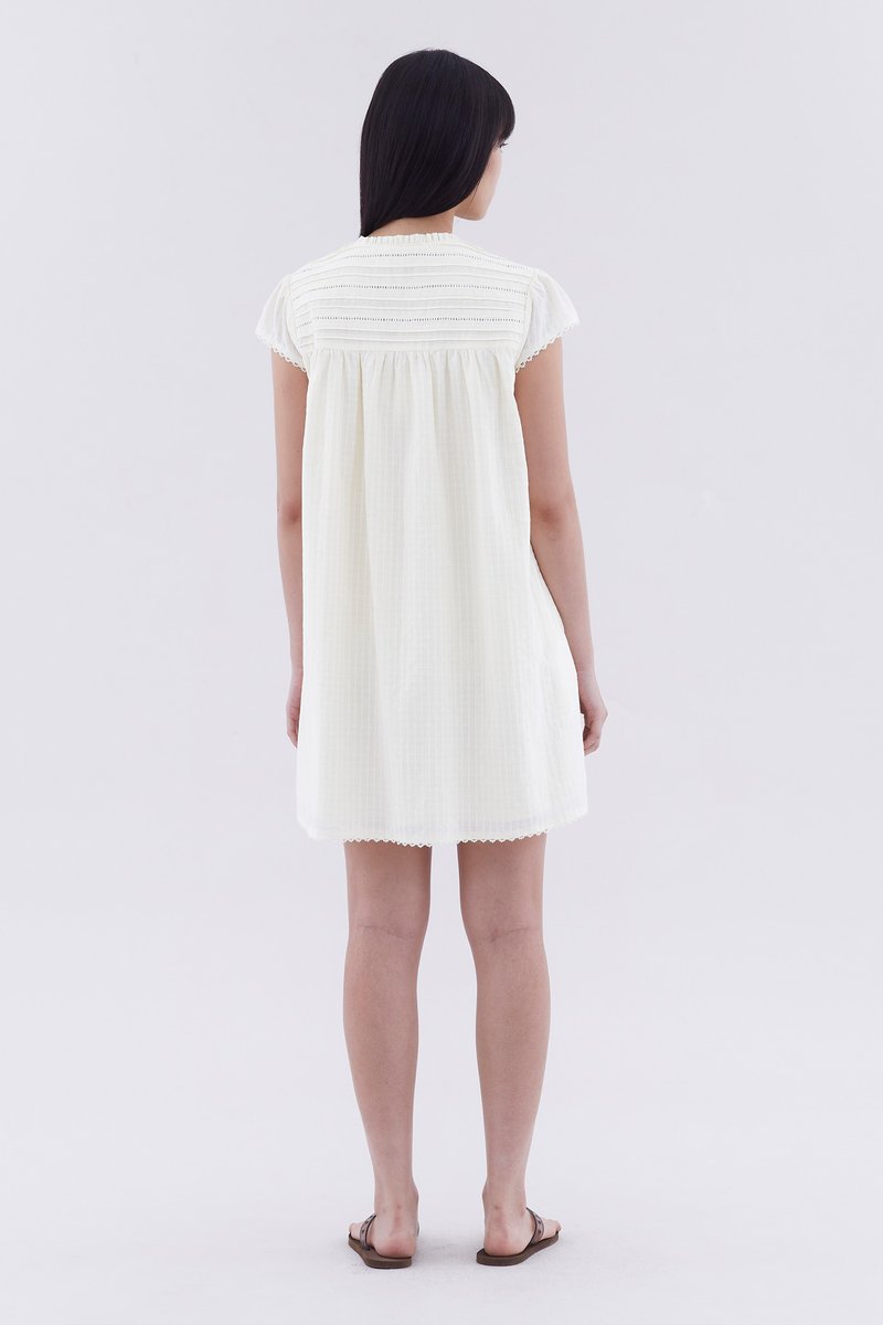 Jamela Half-Button Dress